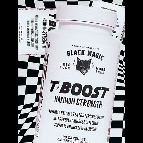 Black Magic Supply Super T Boost Maximum Strength 90 Capsules|Test Booster|Mass For Life|