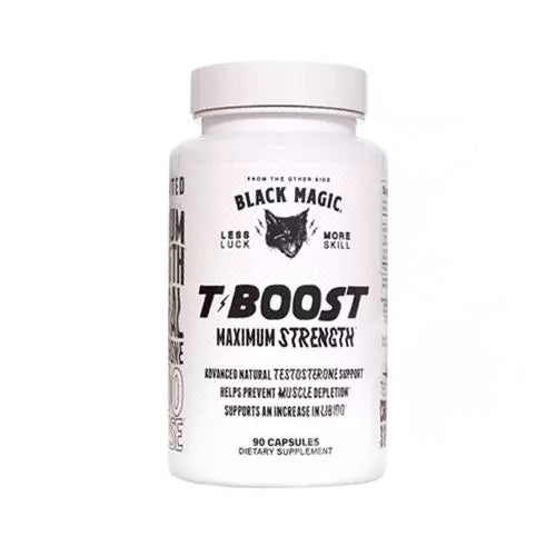 Black Magic Supply Super T Boost Maximum Strength 90 Capsules|Test Booster|Mass For Life|
