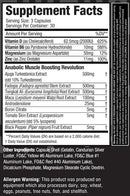 MuscleSport TEST BLACK 90 Caps Natural Testosterone Booster|Test Booster|Mass For Life|