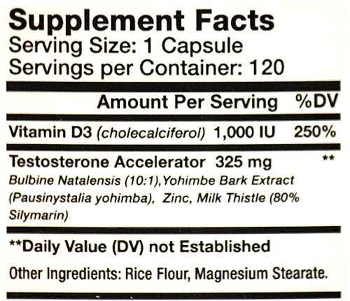 GenXLabs Test ABOL 120 caps Muscle Growth|Test Booster|Mass For Life|