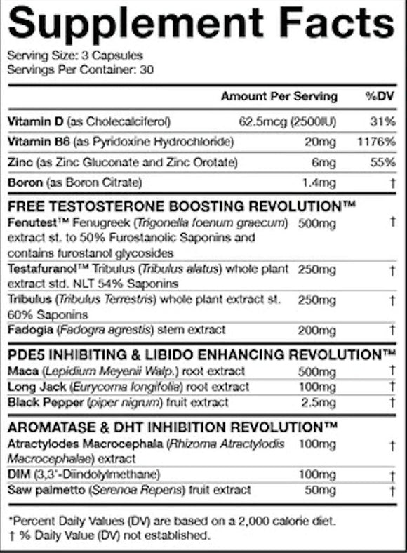 MuscleSport Test Revolution|Test Booster|Mass For Life|