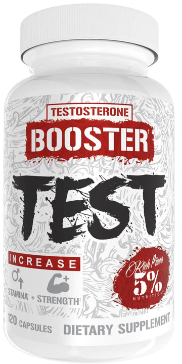 5% Nutrition Test Booster Hardcore 120 Capsules