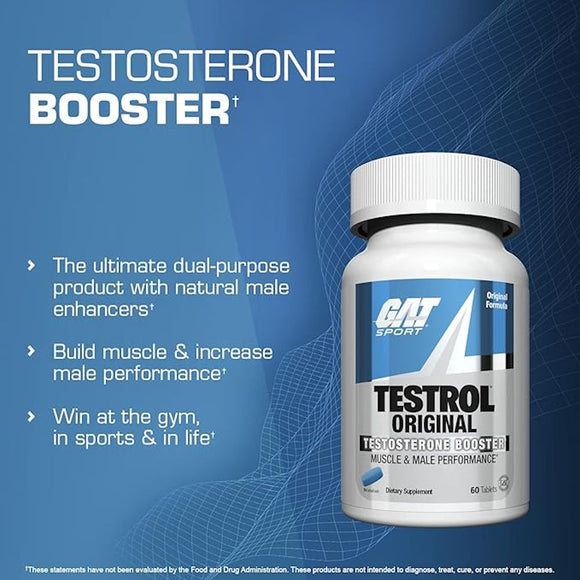 GAT Sport Testrol Original 60 Tabs|Test Booster|Mass For Life|
