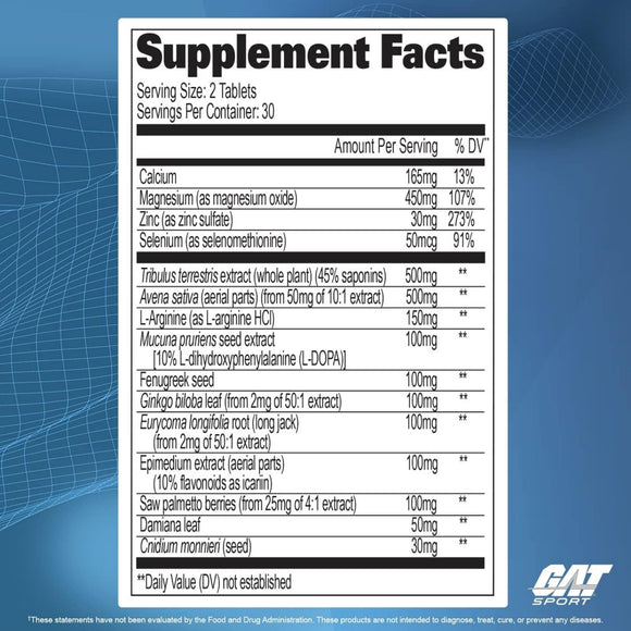 GAT Sport Testrol Original 60 Tabs|Test Booster|Mass For Life|
