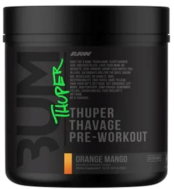 Raw Nutrition BUM Thuper Thavage Pre-Workout