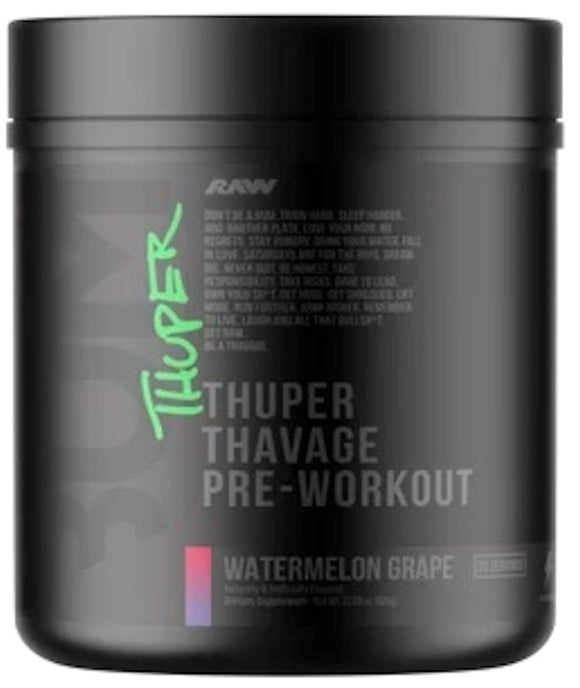 Raw Nutrition BUM Thuper Thavage Pre-Workout