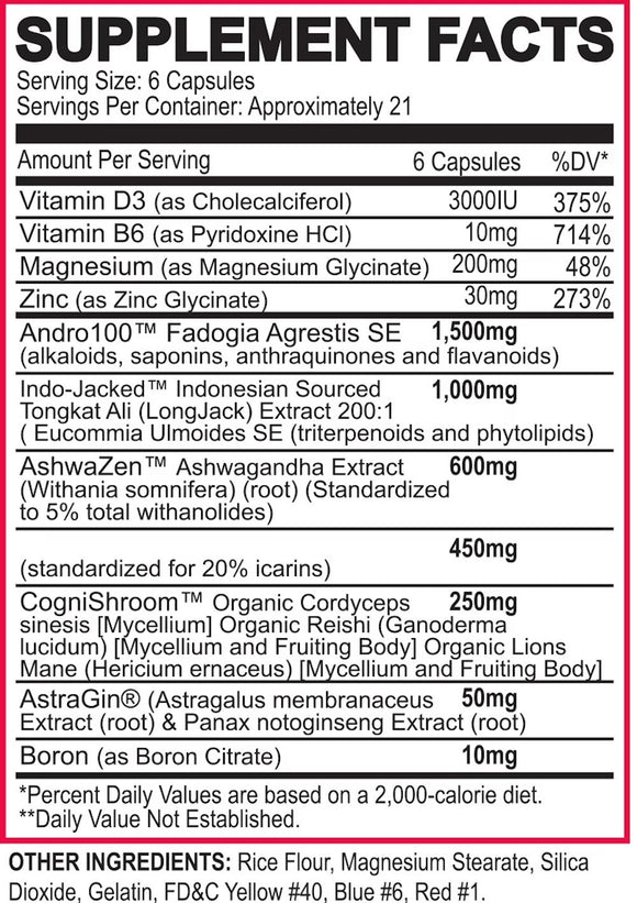 Man Sports Tomidex 126 Capsules|Muscle Growth|Mass For Life|