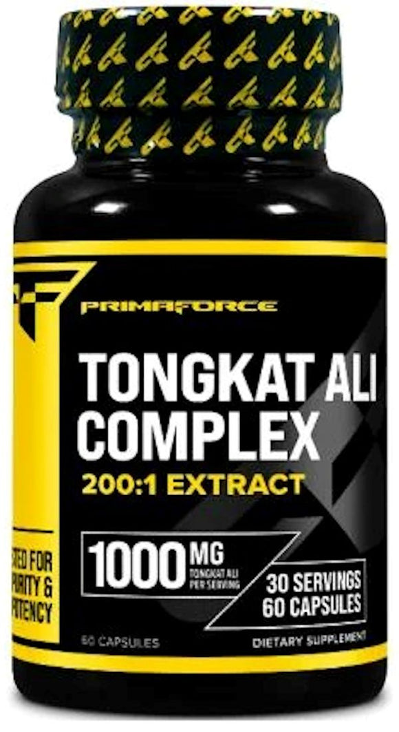 PrimaForce Tongkat Ali Complex 60 Capsules|Test Booster|Mass For Life|