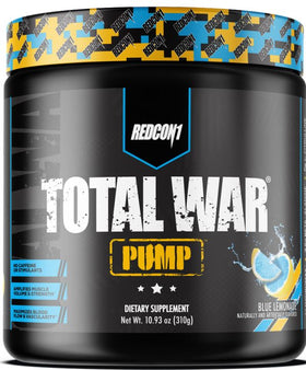 Redcon1 Total War Pump Non-Stim Pre Workout|Muscle Pumps|Mass For Life|