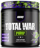 Redcon1 Total War Pump Non-Stim Pre Workout|Muscle Pumps|Mass For Life|