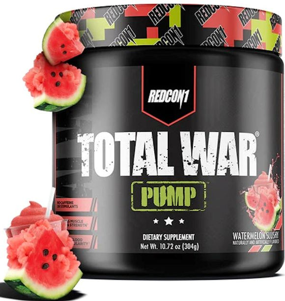 Redcon1 Total War Pump Non-Stim Pre Workout|Muscle Pumps|Mass For Life|