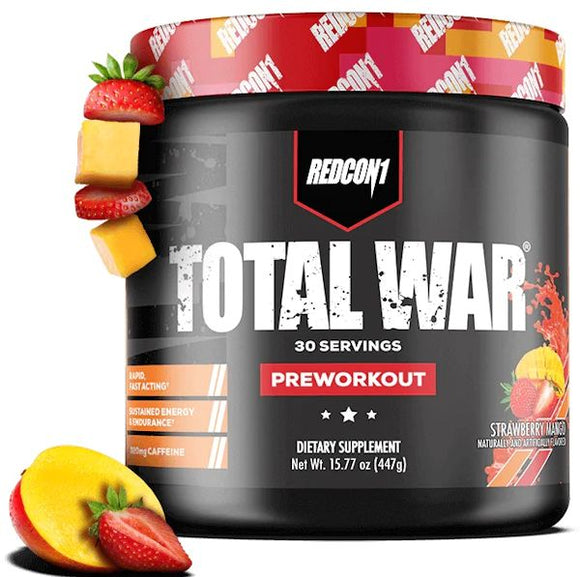 RedCon1 Total War Pre-Workout 30 servings|Pre-Workout|Mass For Life|