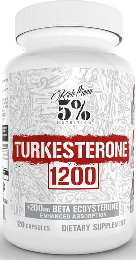 5% Nutrition Turkesterone 1200|Test Booster|Mass For Life|
