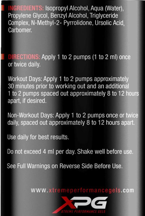 Xtreme Performance Gels XPG Ursa Gel Fat Burner|Fat Burner|Mass For Life|