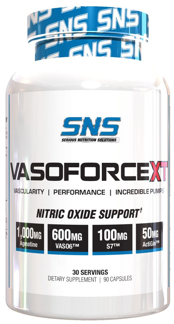 SNS Serious Nutrition Solutions Vasoforce XT 90 caps|Muscle Pumps|Mass For Life|