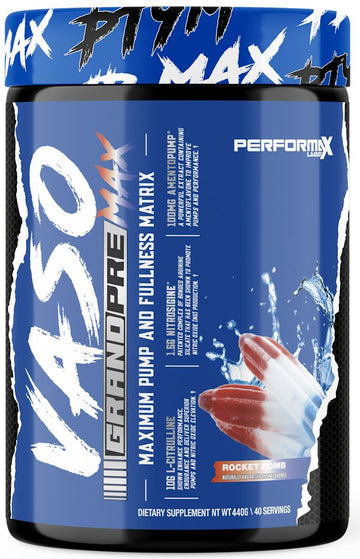 Performax Labs VasoMax Grand Pre Max Rocket Pop|Pre Workout|Mass For Life|