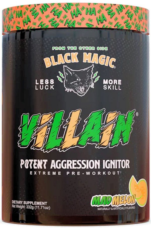 Black Magic Supply Villain High Stimulant Pre-Workout 25 Servings|Pre-Workout|Mass For Life|