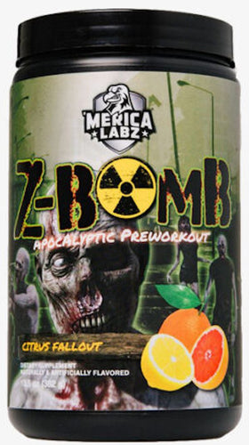 Merica Labz Z-Bomb Pre-Workout|Pre Workout|Mass For Life|