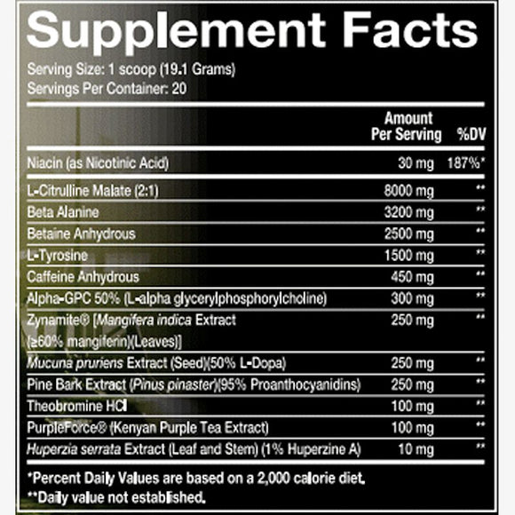 Merica Labz Z-Bomb Pre-Workout|Pre Workout|Mass For Life|