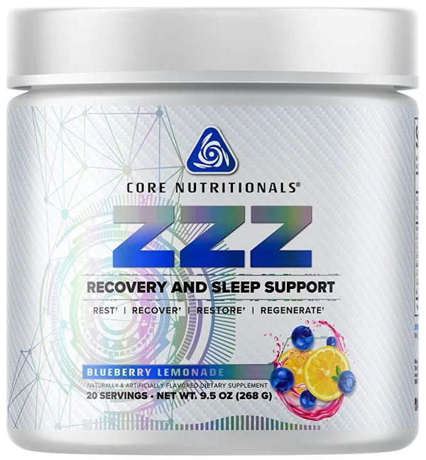Core Nutritionals ZZZ Sleep Support Mass For Life blue