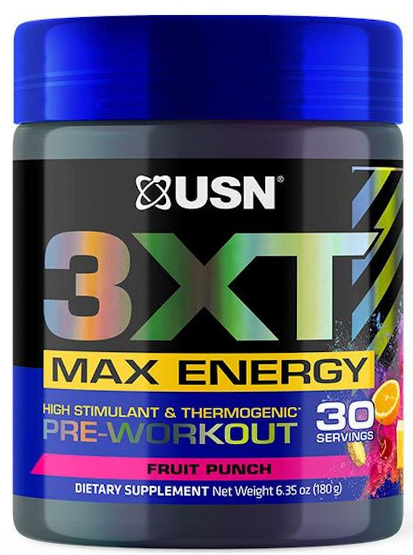 USN 3XT Mas Energy Pre Workout 30 servings|Pre-Workout|Mass For Life|