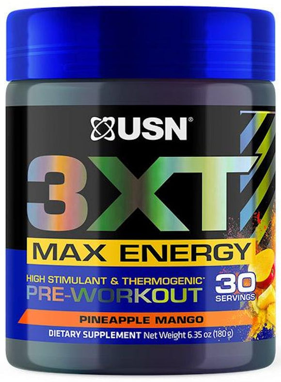 USN 3XT Mas Energy Pre Workout 30 servings|Pre-Workout|Mass For Life|