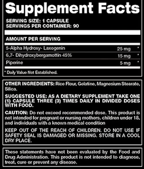 IronMag Labs 5a Laxogen Rx Anabolic fact