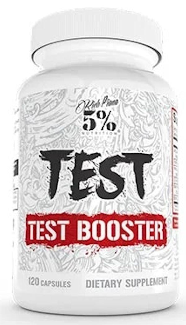 5% Nutrition Test Booster Hardcore 120 Capsules