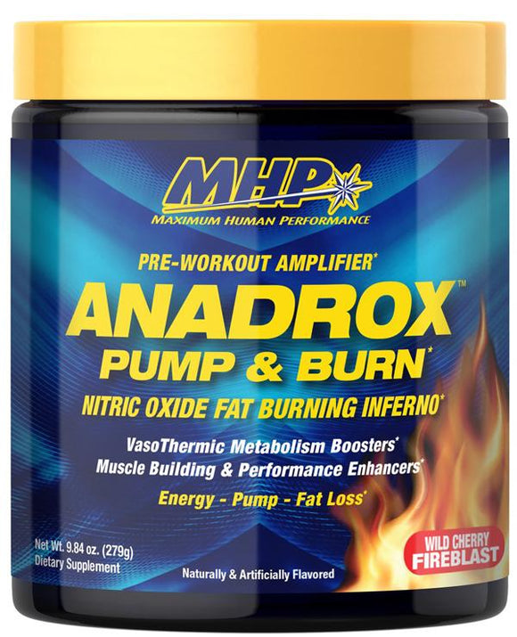 MHP Anadrox Pump & Burn Pre Workout 30 servings|Pre-Workout|Mass For Life|