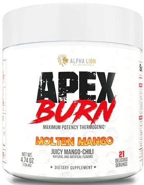 Alpha Lion Apex Burn Thermogenic Powder|Fat Burner|Mass For Life|