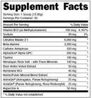 DAS Labs Bucked Up BAMF Black High Stimulant Nootropic Pre-Workout|Pre-Workout|Mass For Life|