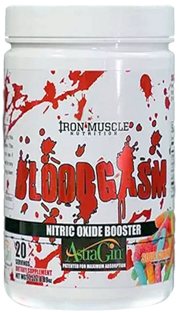 Iron Muscle Bloodgasm Stimulant Free Pre-Workout Muscle Pumps