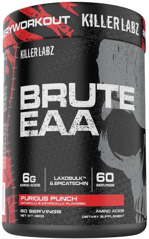 Killer Labz Brute EAA with Test Booster|Pre-Workout|Mass For Life|
