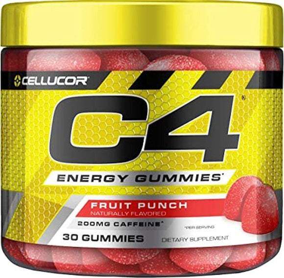 Cellucor C4 Gummies 30 ct|Pre Workout|Mass For Life|