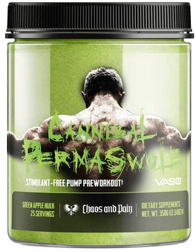 Chaos and Pain Cannibal Permaswole Stim-Free Pump|Pre Workout|Mass For Life|