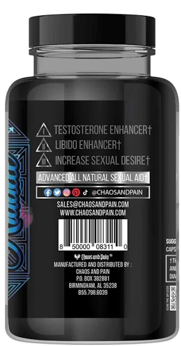 Chaos and Pain Cannibal Alpha PCT Libido Testosterone Booster bottle