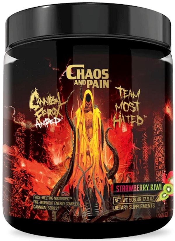 Chaos and Pain CANNIBAL FEROX AMPeD Pre Workout test booster
