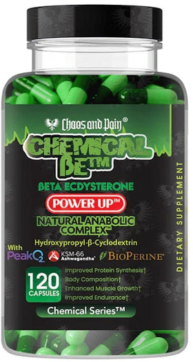 Chaos and Pain Chemical BE - Beta-Ecdysterone|Muscle Builder|Mass For Life|