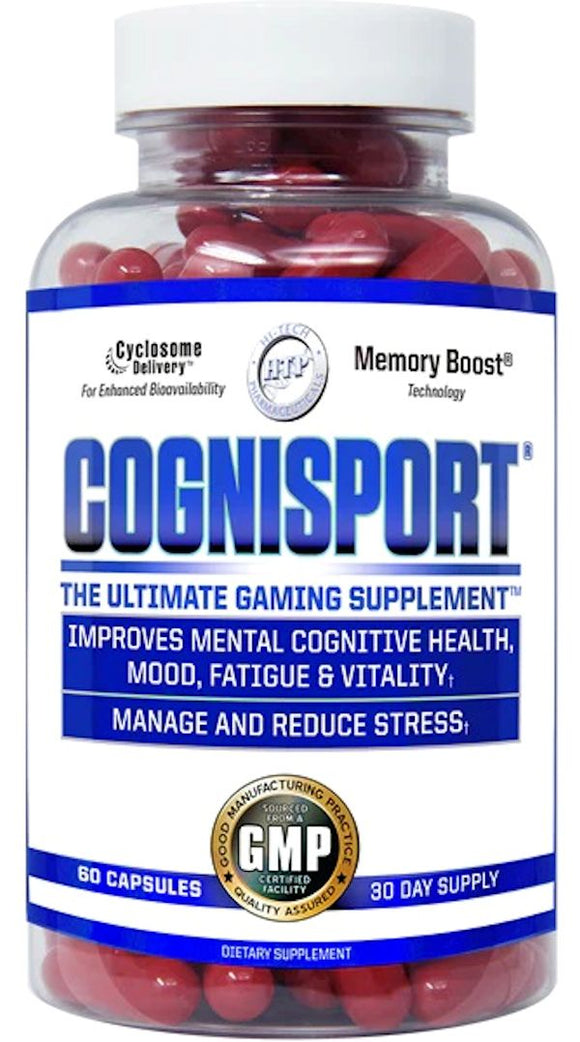 Hi-Tech Pharmaceuticals Cognisport 60 Capsules|Do Not Add|Mass For Life|