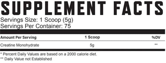 Klout Creatine 75 servings Unflavored|Creatine|Mass For Life|