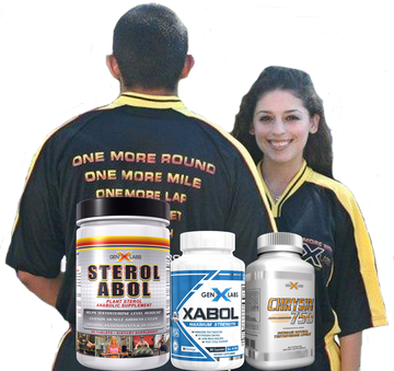 GenXLabs Cycle and Muscle Builder Stack FREE GenXLabs Training Set|Muscle Growth|Mass For Life|