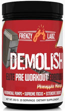 Frenzy Labz Demolish High Stim Pre-Workout|Pre-Workout|Mass For Life|