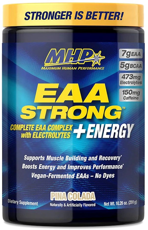 MHP EAA Strong Plus Energy Pre-Workout|BCAA|Mass For Life|