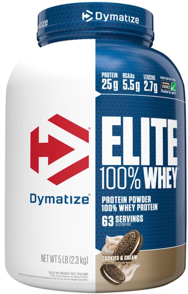 Dymatize Elite 100% Whey Protein 5.lbs-6