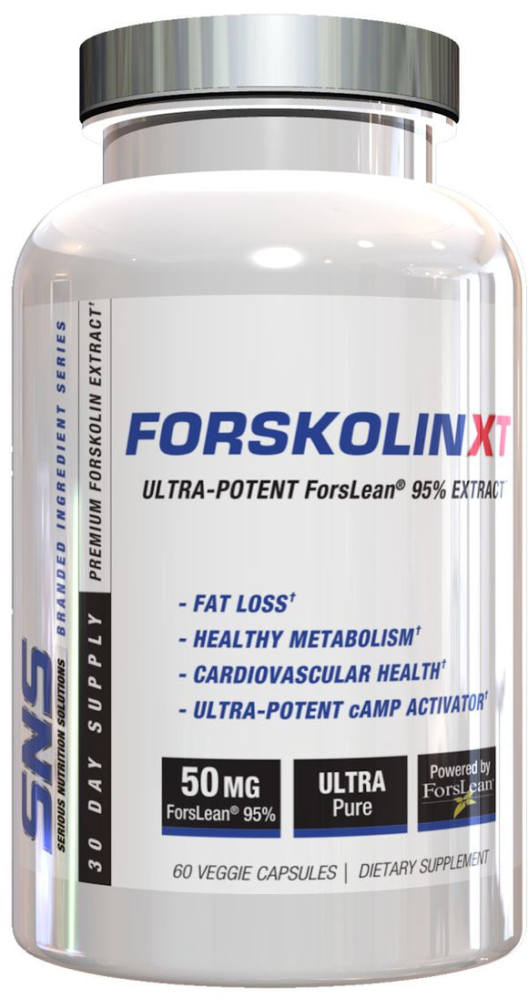 SNS Serious Nutrition Solutions Forskolin XT 60 V-Caps|Fat Burner|Mass For Life|