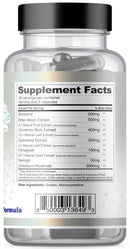 Noo-Hype I.S Lean fat Burner Stim Free 60 Capsules|Sugar Control|Mass For Life|