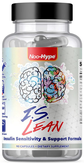 Noo-Hype I.S Lean fat Burner Stim Free 60 Capsules|Sugar Control|Mass For Life|