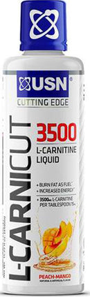 USN L-Carnicut 3500 Liquid 30 servings|Carnitine|Mass For Life|