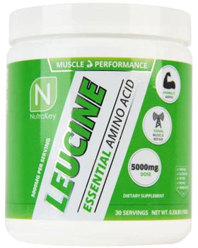 NutraKey Leucine 30 servings|Lean Muscle|Mass For Life|