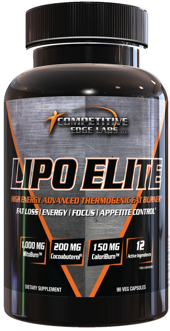 Competitive Edge Labs Lipo Elite 90 V-Caps|Fat Burner|Mass For Life|